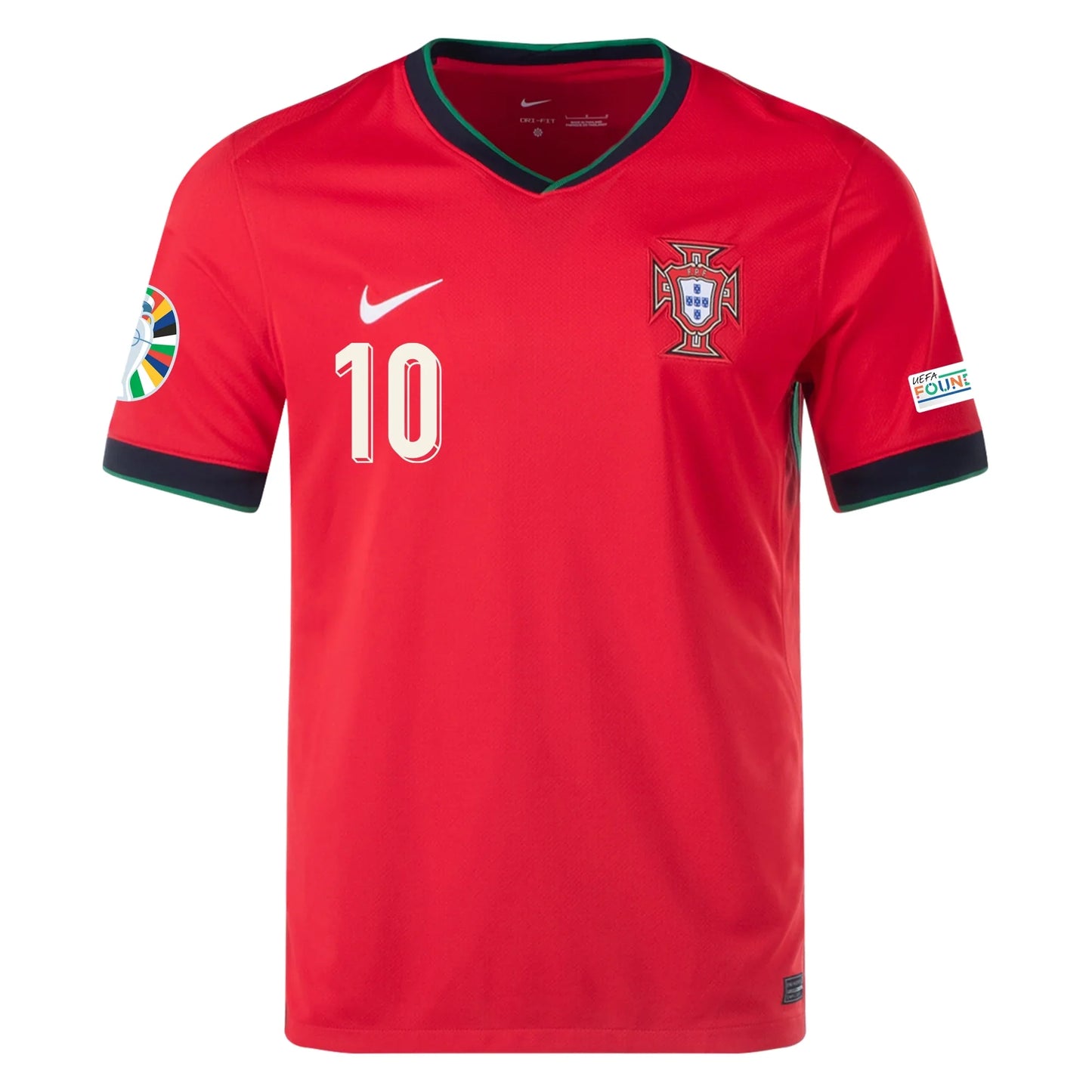 Men's Replica Nike Dri-FIT B. Silva Portugal 2024 Home Jersey