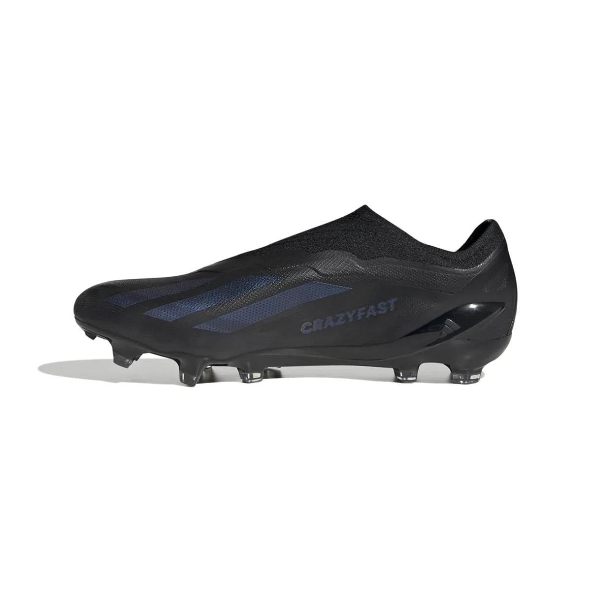 Adidas X CrazyFast.1 Laceless FG Firm Ground Soccer Cleat - Black/Black