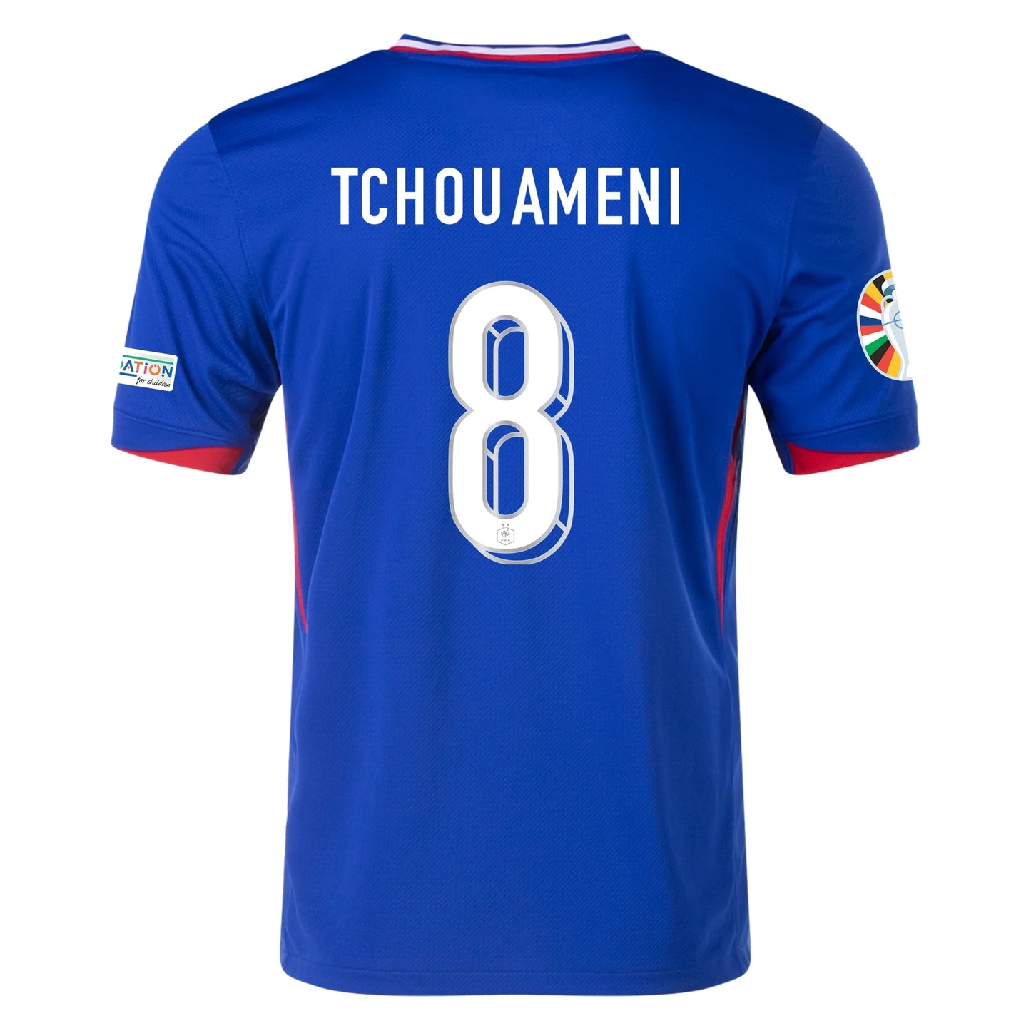 Kid's Replica Nike Tchouaméni France Home Jersey 2024