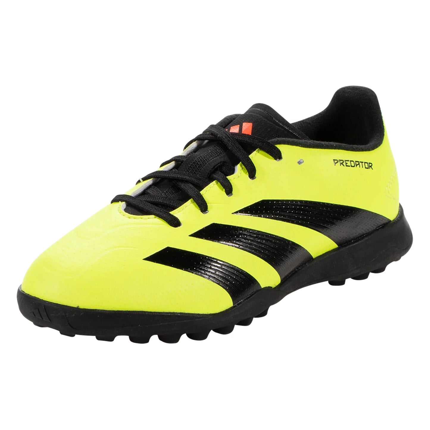 Adidas Junior Predator League Low TF Turf Soccer Cleat - Solar Yellow/Black/Solar Red