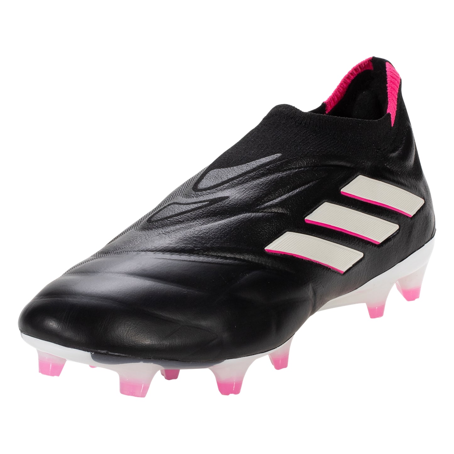 Adidas Copa Pure+ FG Firm Ground Soccer Cleat - Black/Metallic/Pink