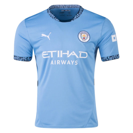 Kid's Replica Puma Manchester City Home Jersey 24/25