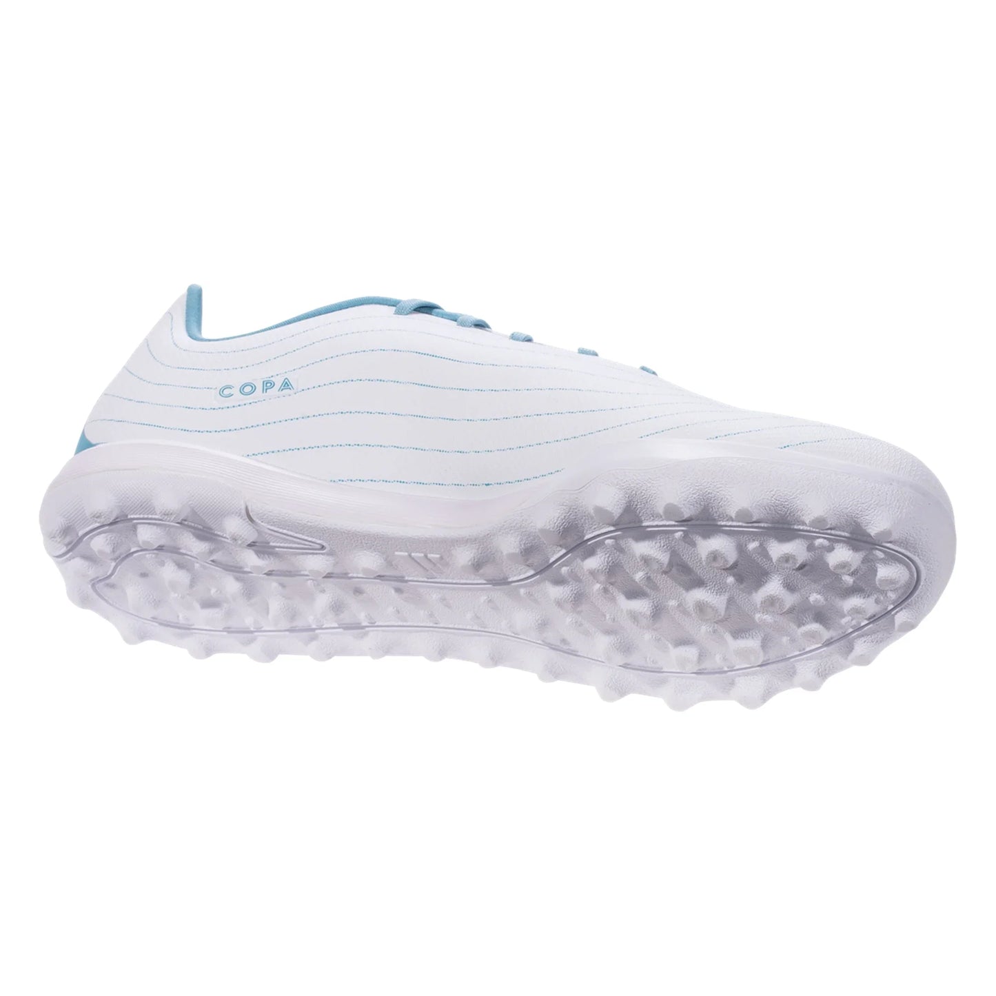 Adidas Copa Pure.3 Parley TF Turf Soccer Cleat - White/Grey/Blue