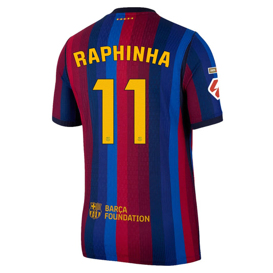 Men's Nike Aero-FIT Soccer Authentic Jersey Raphinha FC Barcelona 2026/27 Match Home