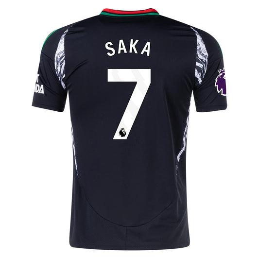 Men's Replica Adidas Saka Arsenal Away Jersey 24/25