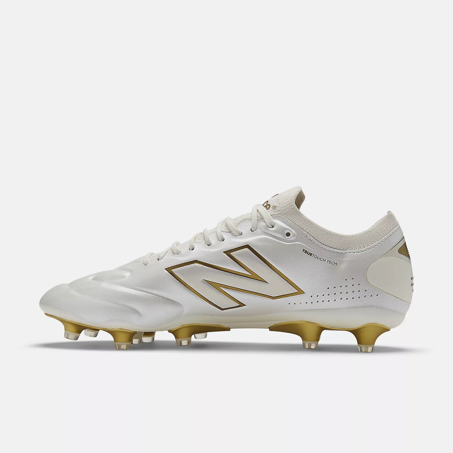 New Balance 442 V3 'First Edition' Elite Knit FG Firm Ground Soccer Cleat - Sea Salt/Multi/Gold Metallic