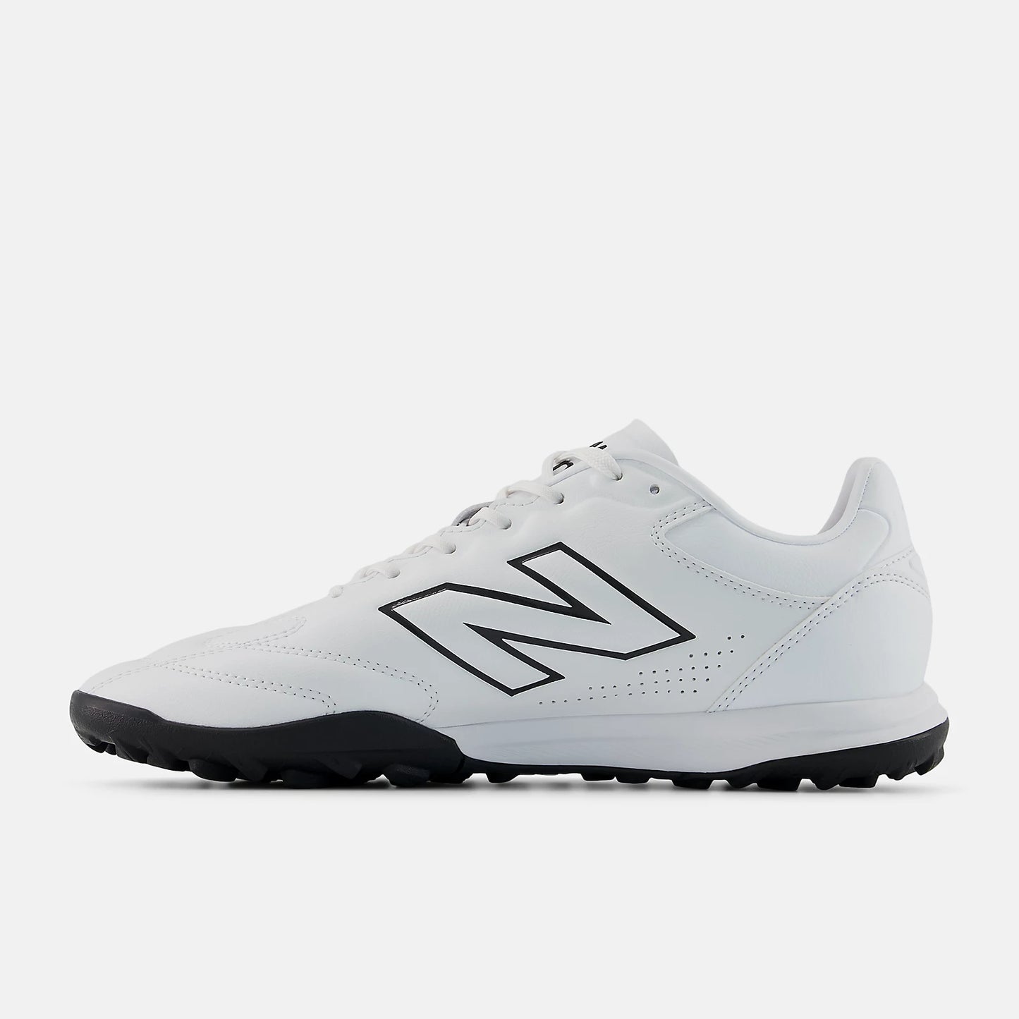 New Balance 442 V3 Pro TF Turf Soccer Cleat - White/Black/Fire Cracker