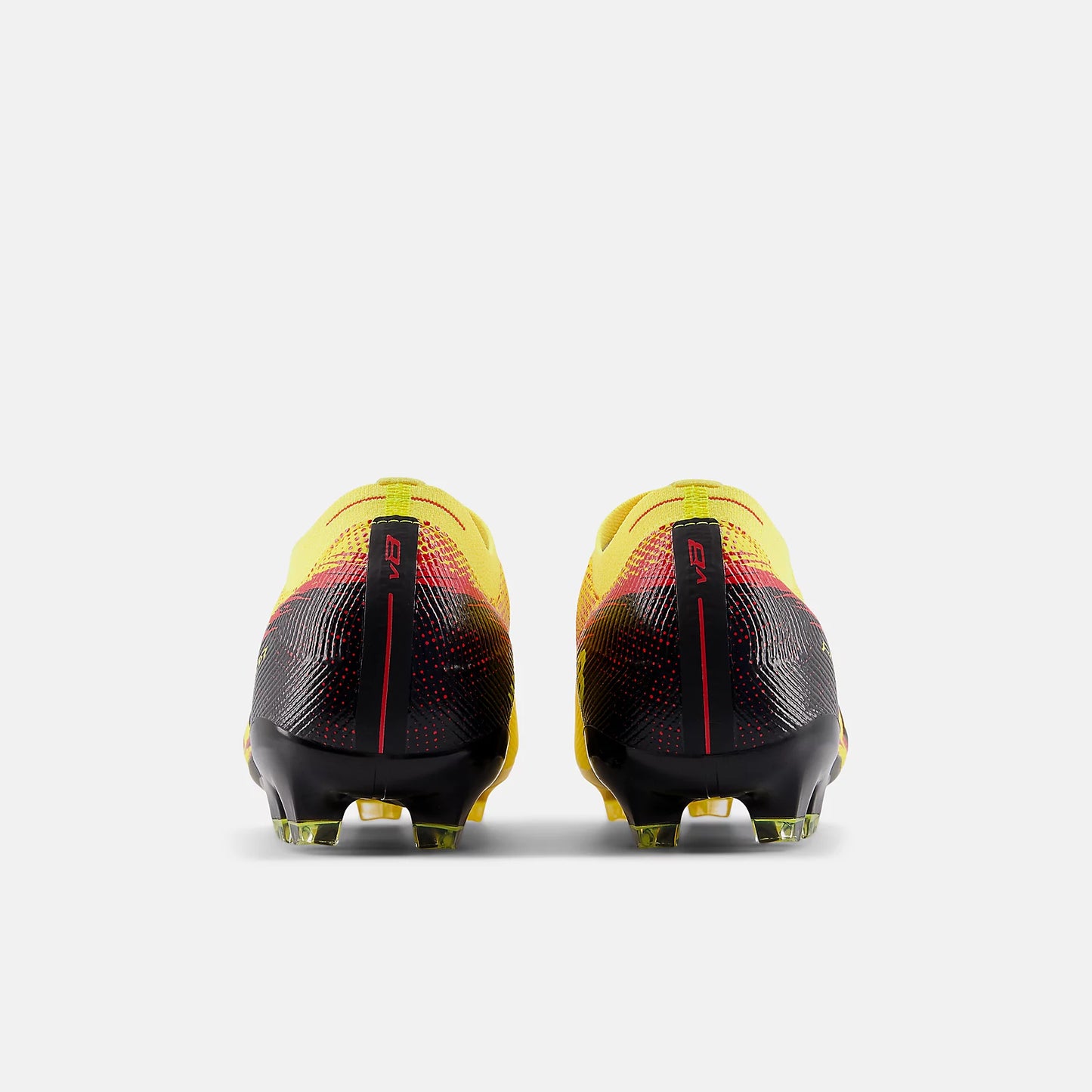 New Balance Furon V8 Elite FG Firm Ground Soccer Cleat - Punch Yellow/Black/Fire Cracker