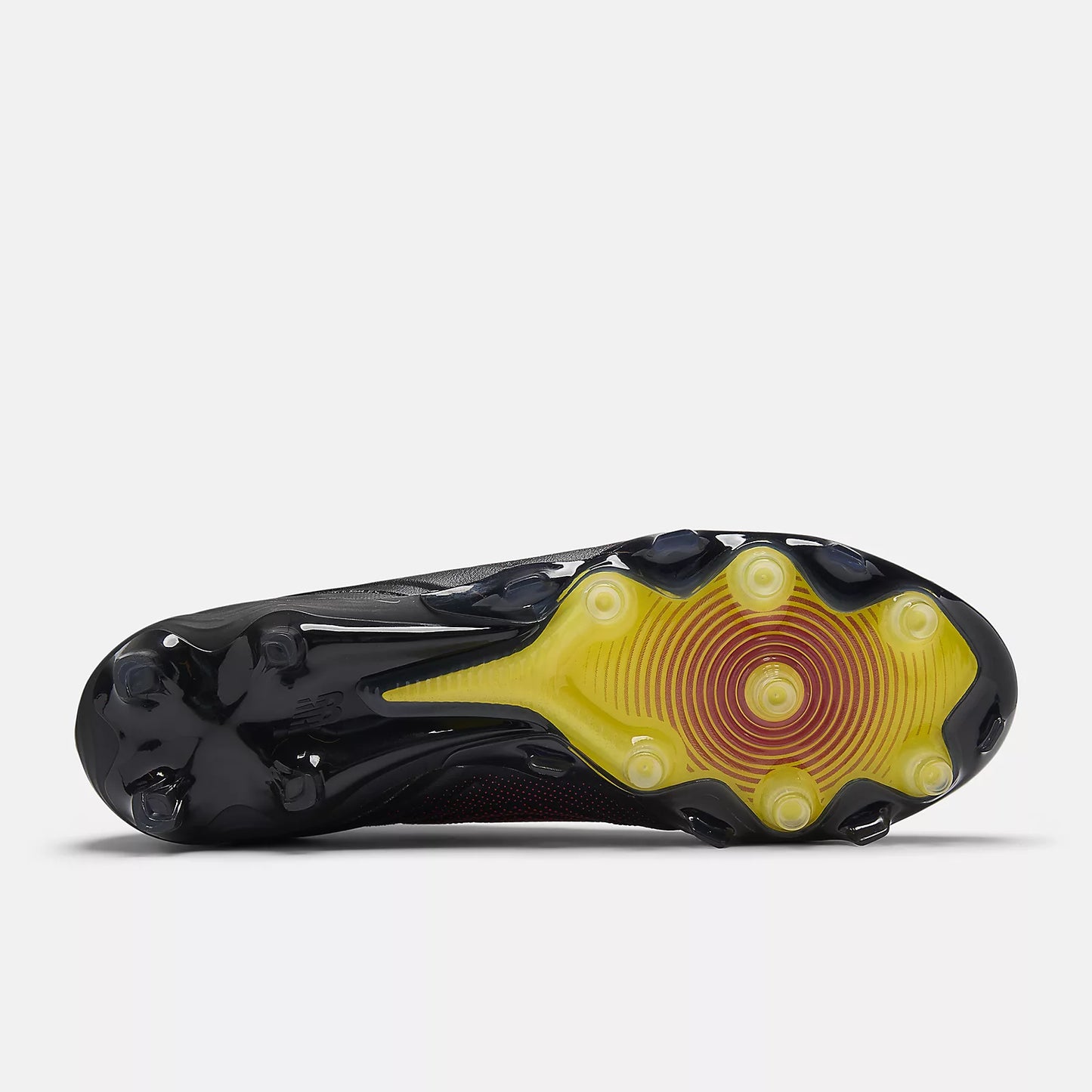 New Balance Tekela Low Laced V5 FG Firm Ground Soccer Cleat - Black/Punch Yellow/Fire Cracker