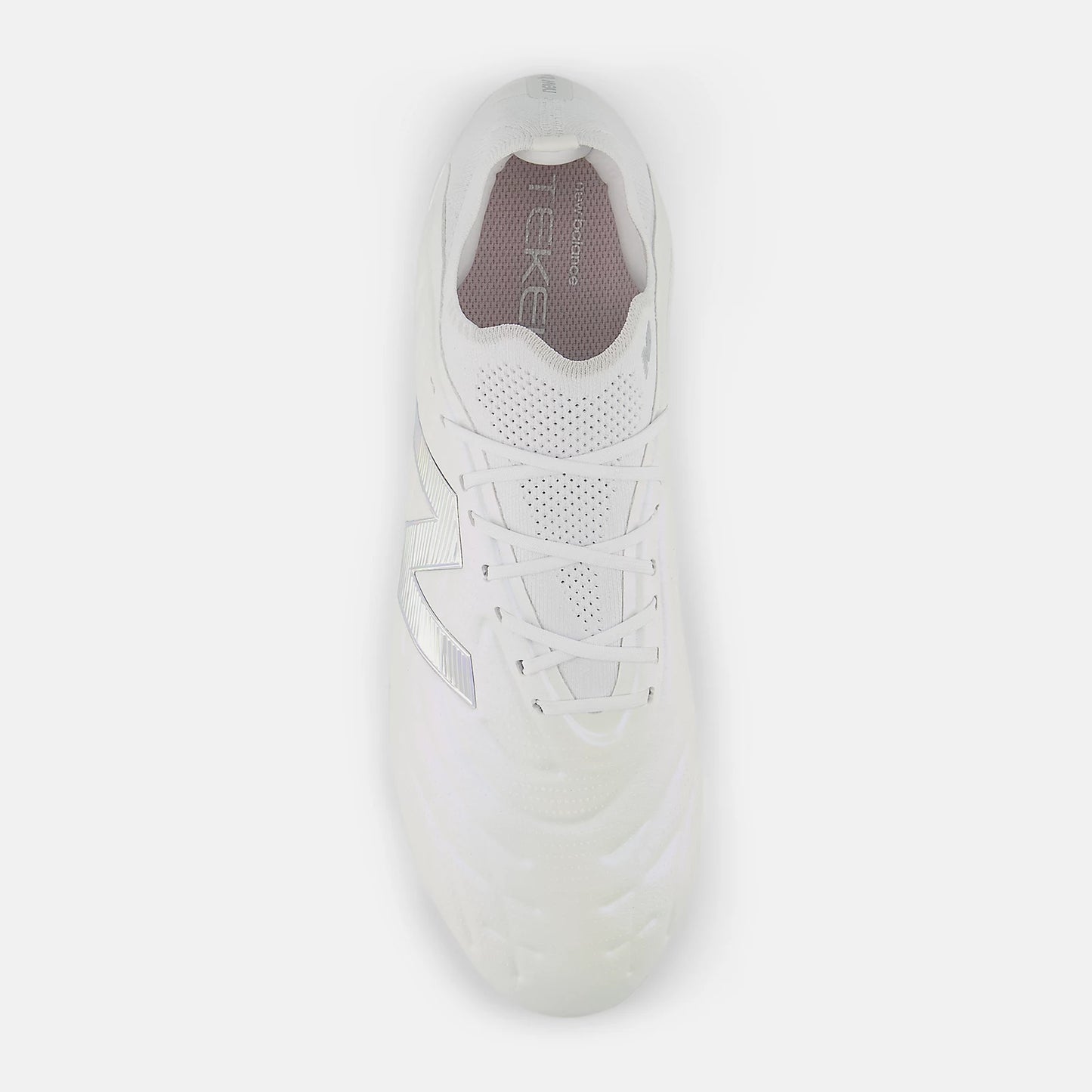 New Balance Tekela Low Laced V5 Elite FG Firm Ground Soccer Cleat - White/Libra/Grey Matter