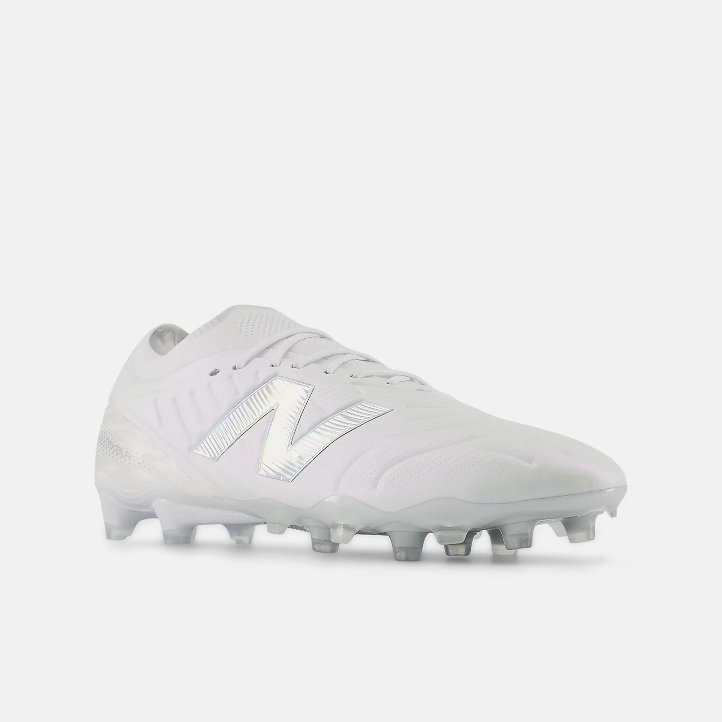 New Balance Tekela Low Laced V5 Elite FG Firm Ground Soccer Cleat - White/Libra/Grey Matter