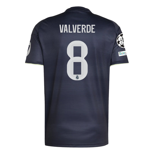 Kid's Replica Adidas Valverde Real Madrid Away Jersey 25/26