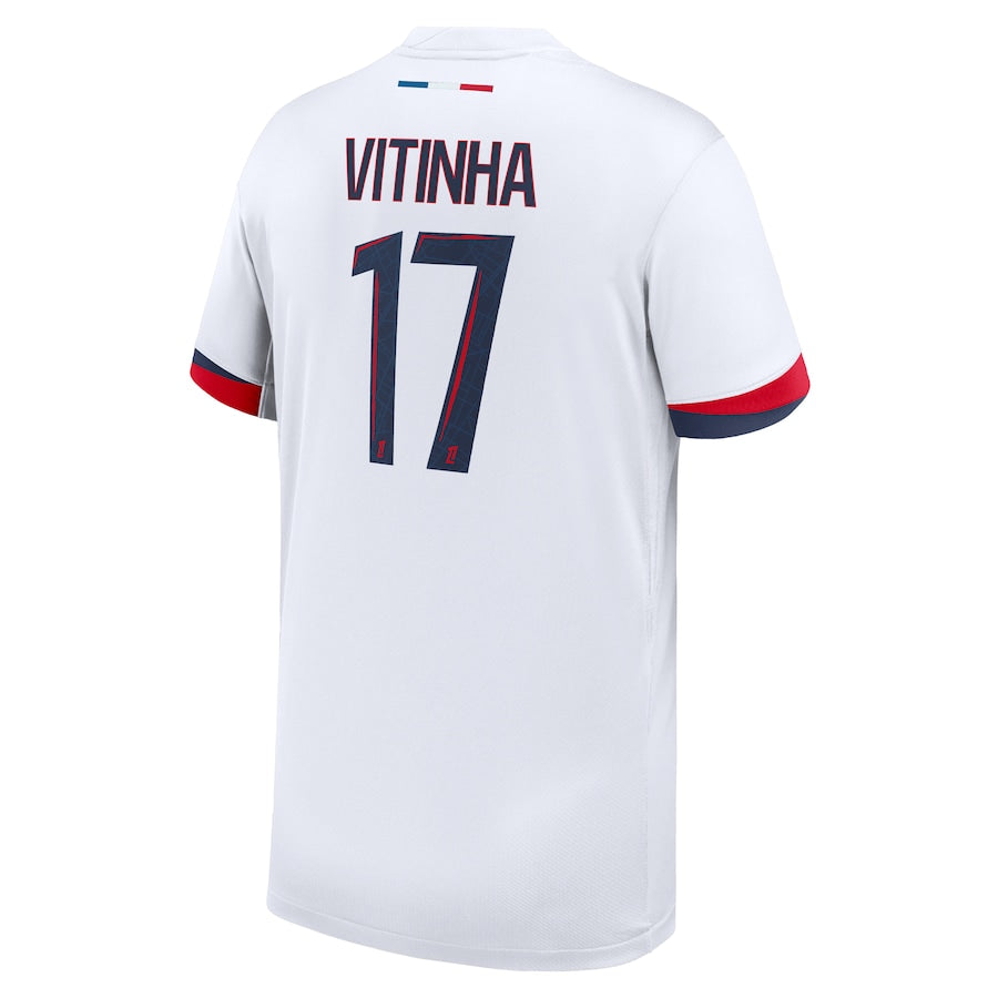 Kid's Replica Nike Vitinha Paris Saint-Germain 24/25 Away Jersey