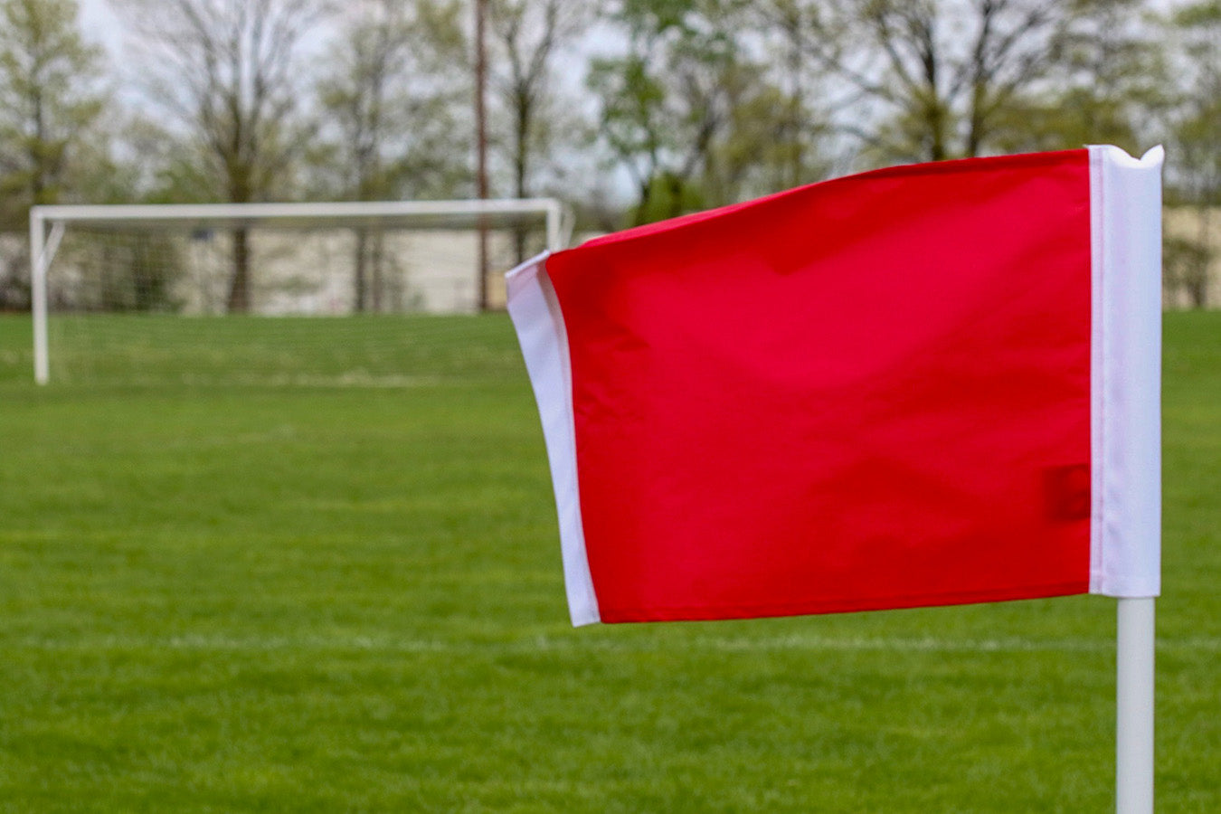 Kwik Goal Official Corner Flags (With Stake) - Set of 4