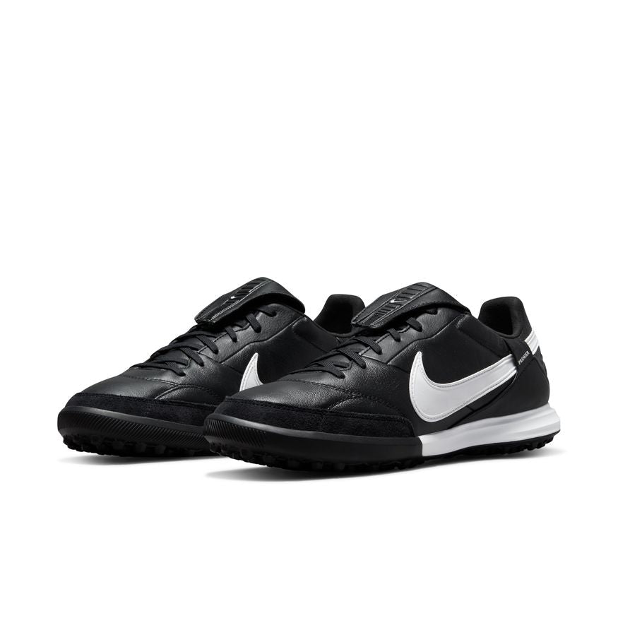 The Nike Premier 3 TF Turf Soccer Cleat - Black/White