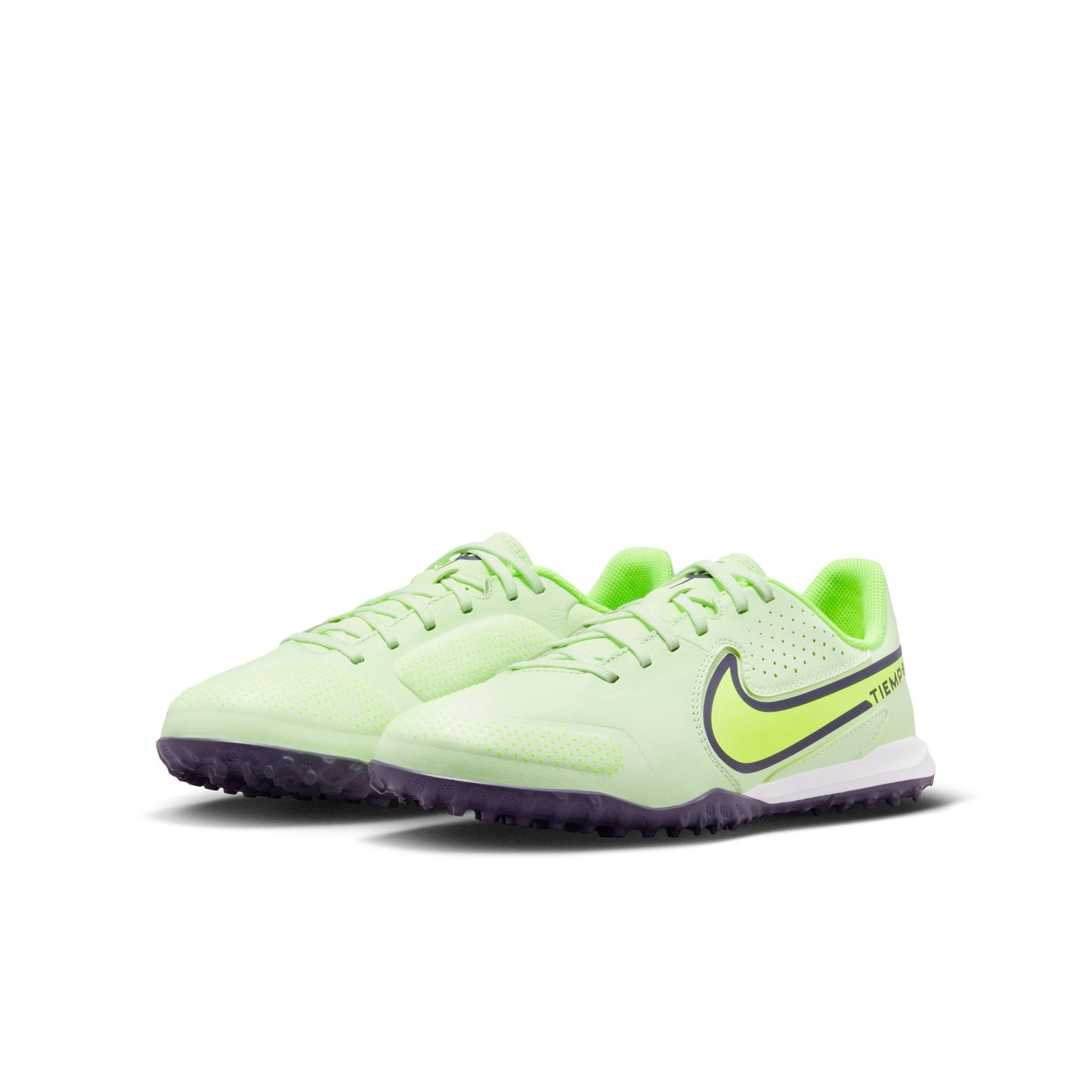 Nike Junior Tiempo Legend 9 Academy TF Turf Soccer Cleat - BarelyVolt/SummitWhite/Volt