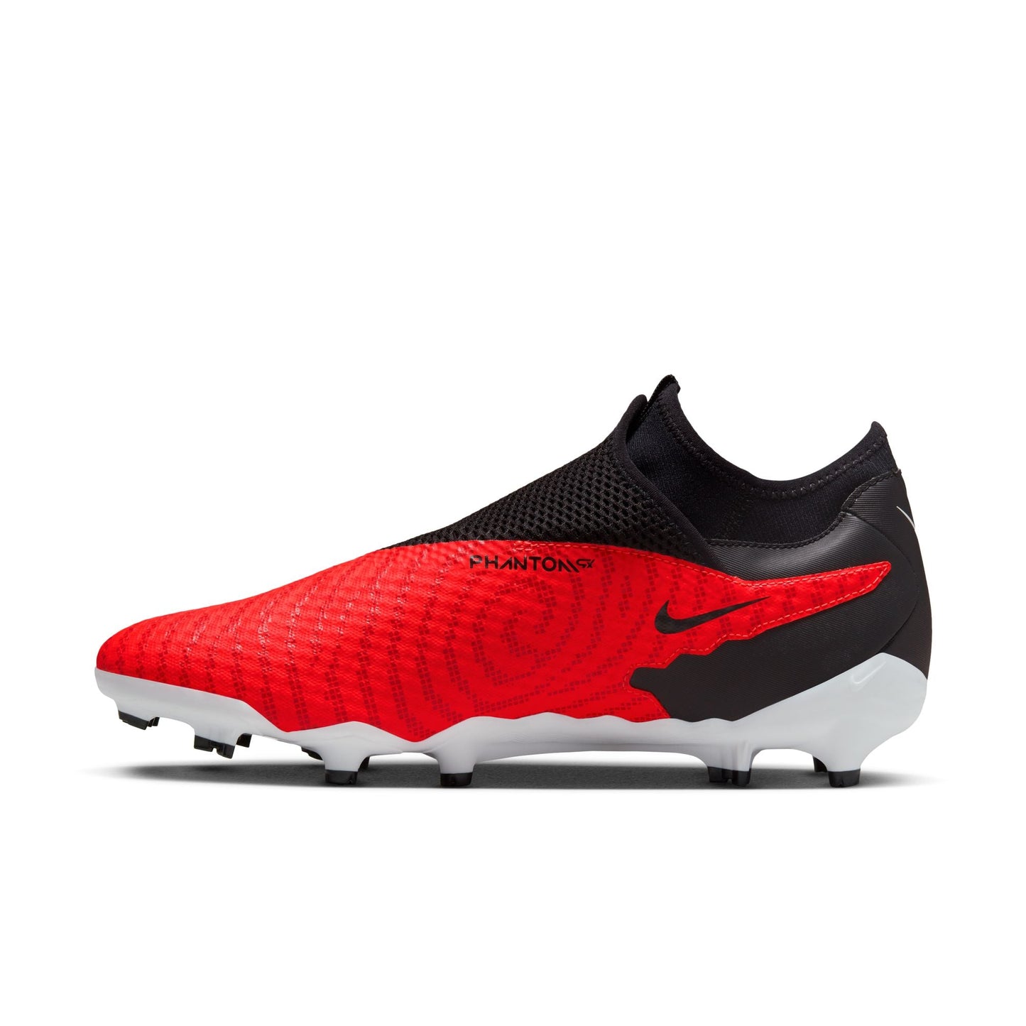 Nike Phantom GX Academy DF FG Firm Ground Soccer Cleat - Bright Crimson/Black/White