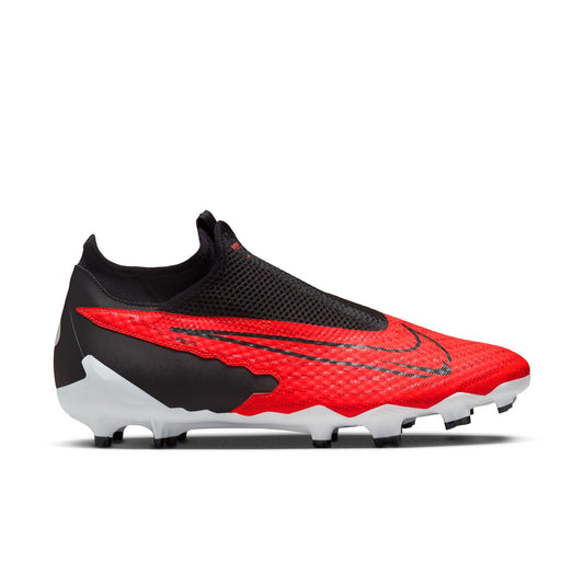 Nike Phantom GX Academy DF FG Firm Ground Soccer Cleat - Bright Crimson/Black/White