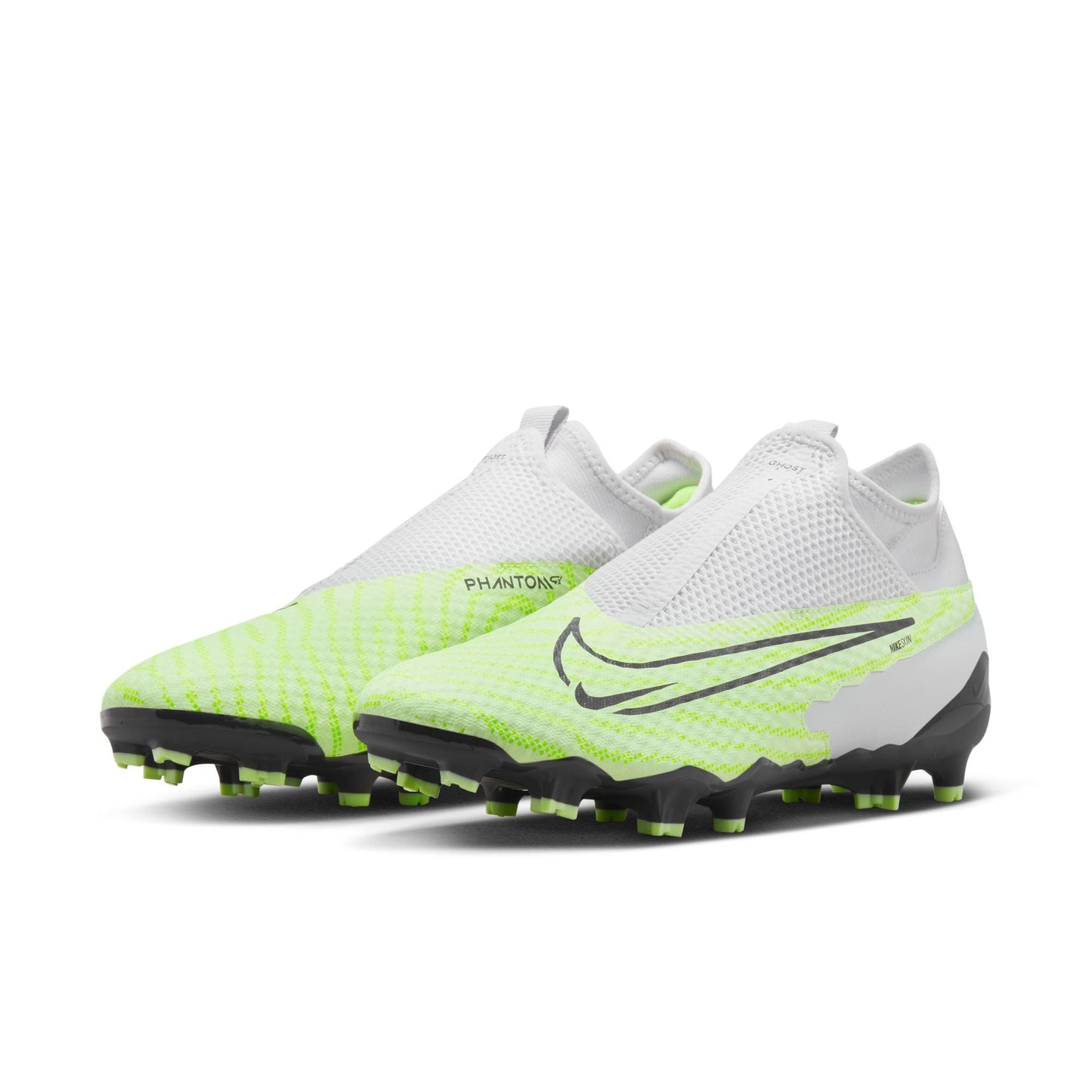 Nike Phantom GX Academy DF FG Firm Ground Soccer Cleat - BarelyVolt/Grey/Grape