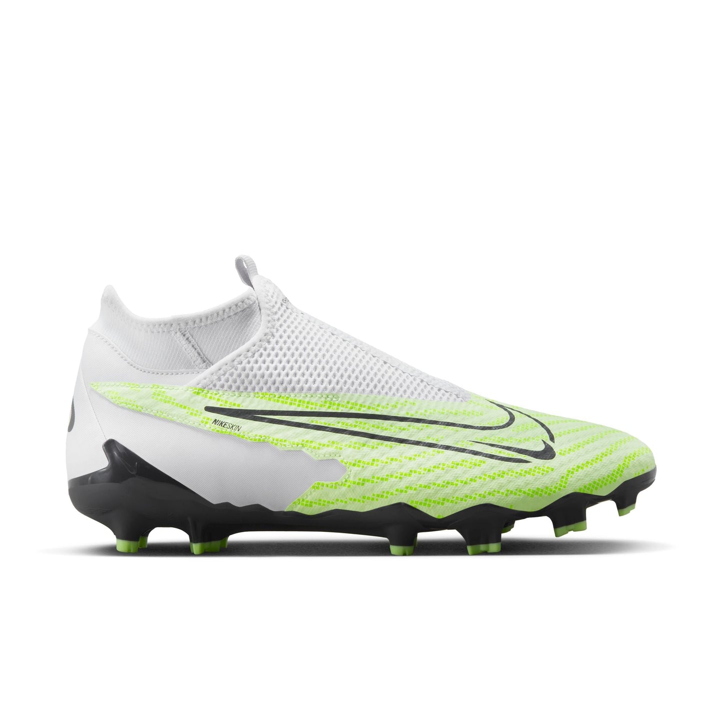 Nike Phantom GX Academy DF FG Firm Ground Soccer Cleat - BarelyVolt/Grey/Grape