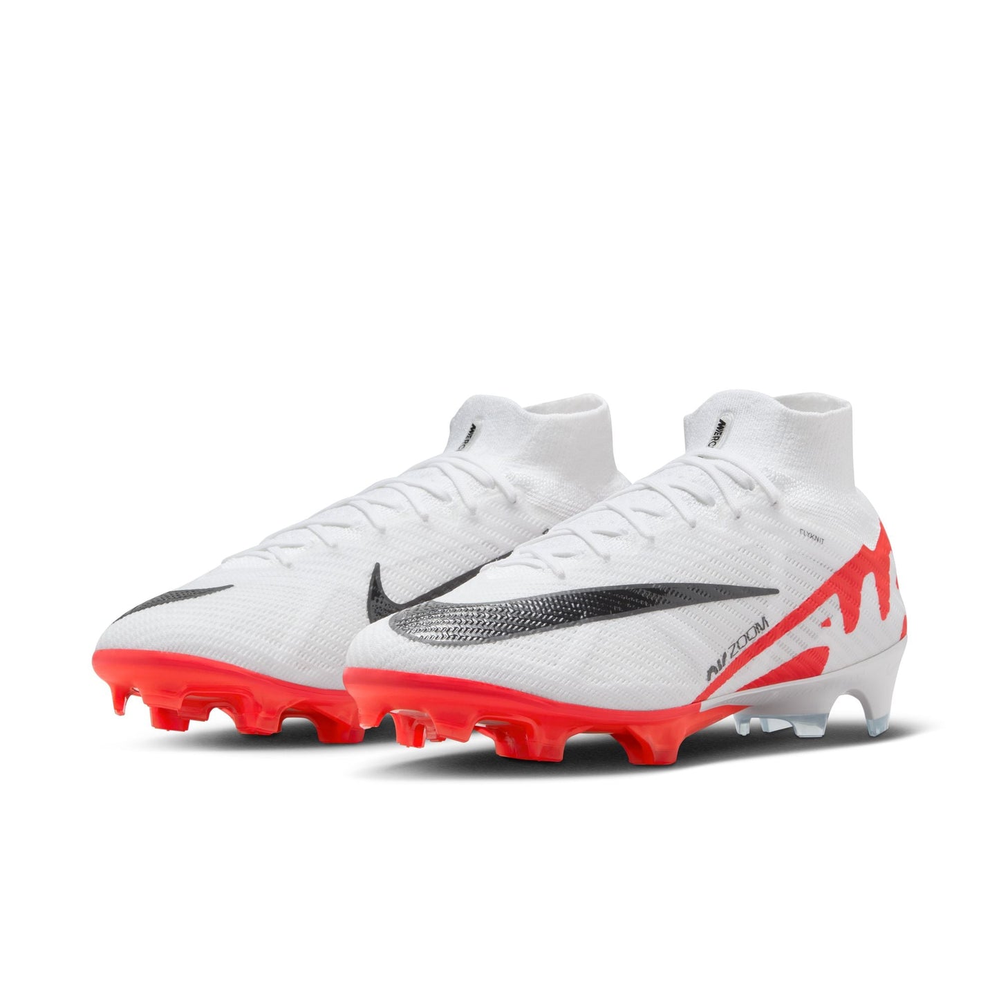 Nike Air Zoom Mercurial Superfly 9 Elite FG Firm Ground Soccer Cleat - Bright Crimson/Black/White