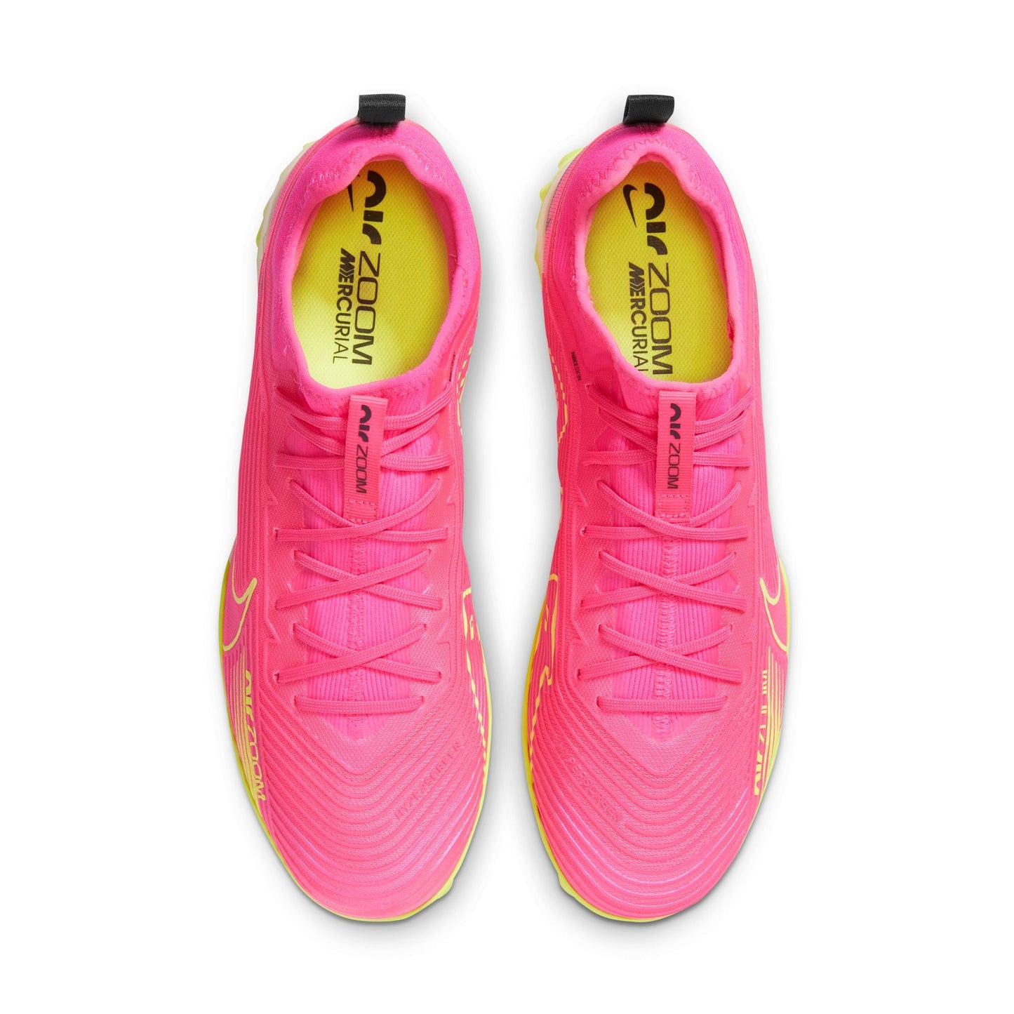 Nike Zoom Mercurial Vapor 15 Pro TF Soccer Cleat - PinkBlast/Volt/Grey