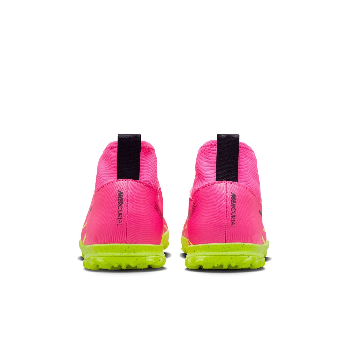 Nike Junior Zoom Mercurial Superfly 9 Academy TF Turf Soccer Cleat - PinkBlast/Volt