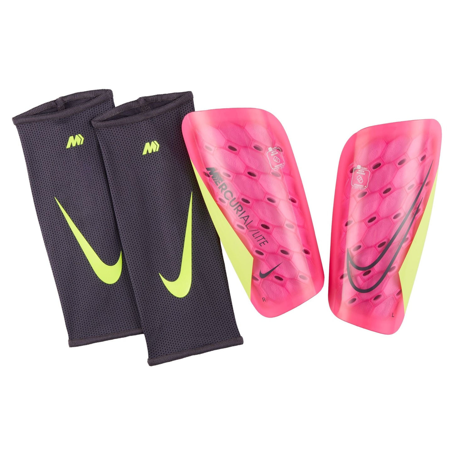 Nike Mercurial Lite Shin Guard – PinkBlast/Volt/Black