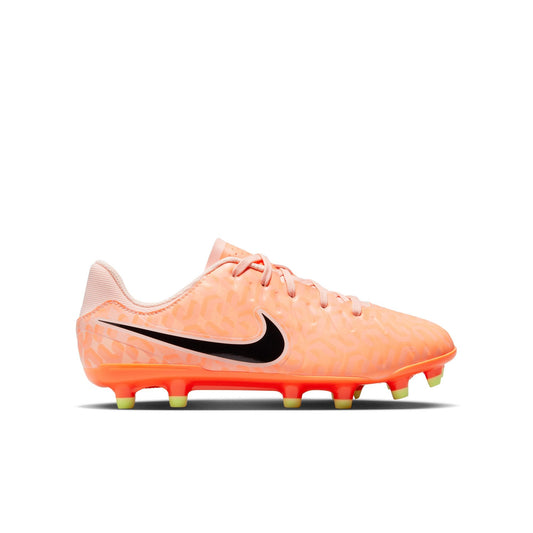 Nike Junior Tiempo Legend 10 Academy FG/MG Firm Ground Soccer Cleat  - Guava Ice/Black