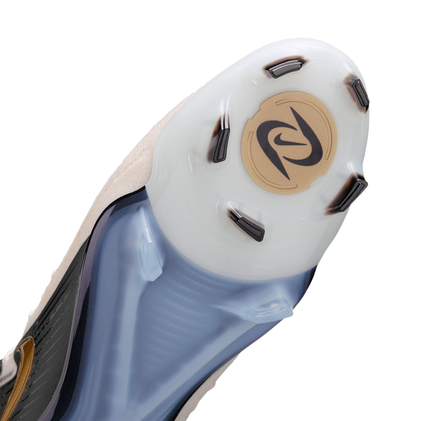 Nike Phantom Luna II Elite FG Firm Ground Soccer Cleat - White/Black/Metallic Gold Coin