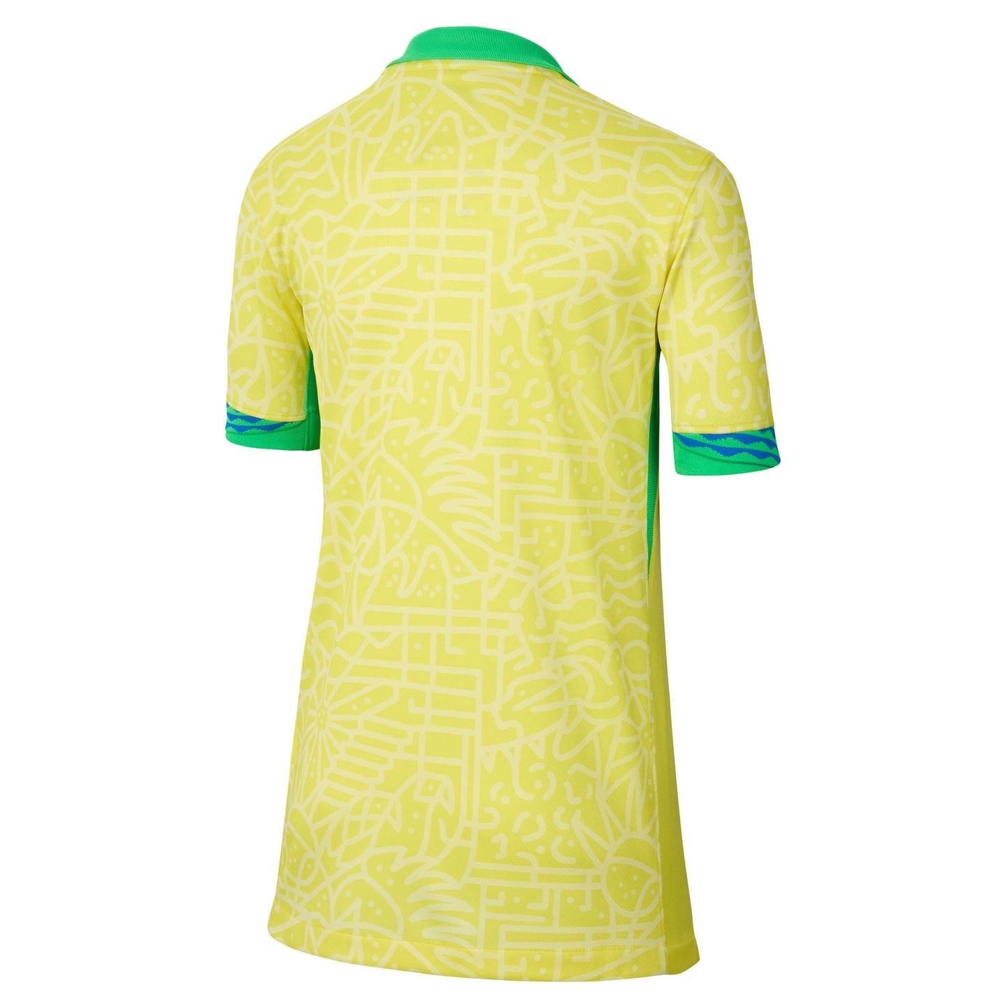 Big Kids' Replica Nike Dri-FIT Soccer Brazil 2024 Home Jersey