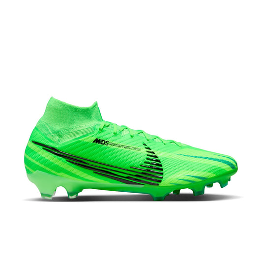 Nike Zoom Mercurial Superfly 9 MDS Elite FG Firm Ground Soccer Cleat - Green Strike/Black/Stadium Green