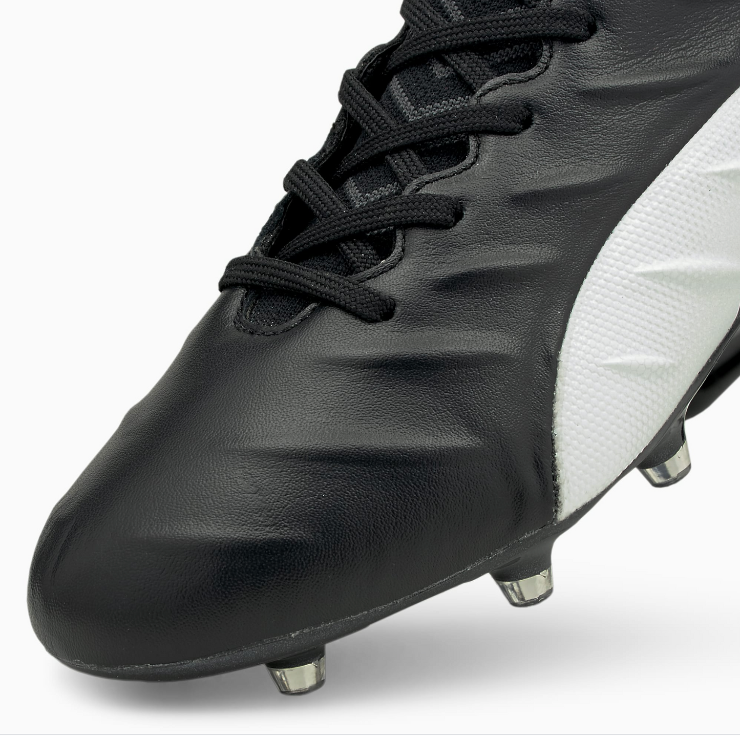 Puma King Platinum 21 FG Firm Ground Soccer Cleat - Puma Black/Puma White