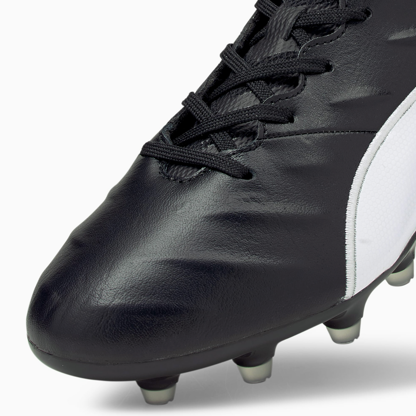 Puma King Pro21 FG Firm Ground Soccer Cleat - Black/Puma White