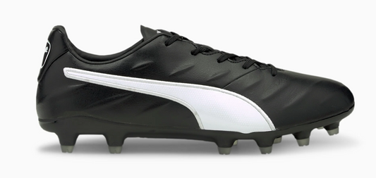 Puma King Pro21 FG Firm Ground Soccer Cleat - Black/Puma White