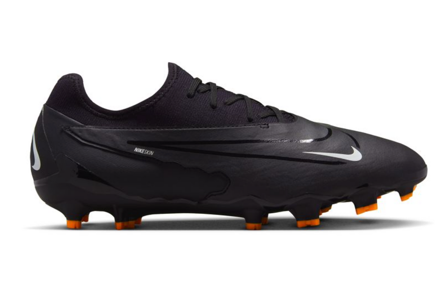 Nike Phantom GX Pro FG Firm Ground Soccer Cleat - Black/White/Gray/Orange