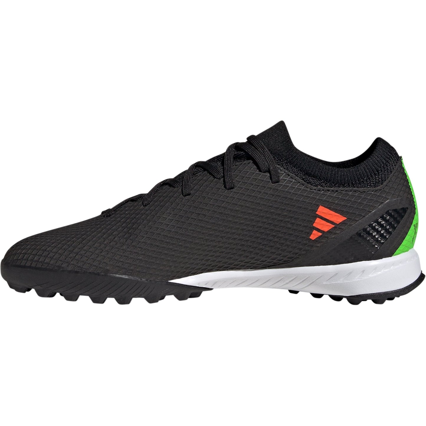 Adidas X Speedportal.3 TF Turf Soccer Cleat - Core Black/Solar Red/Solar Green