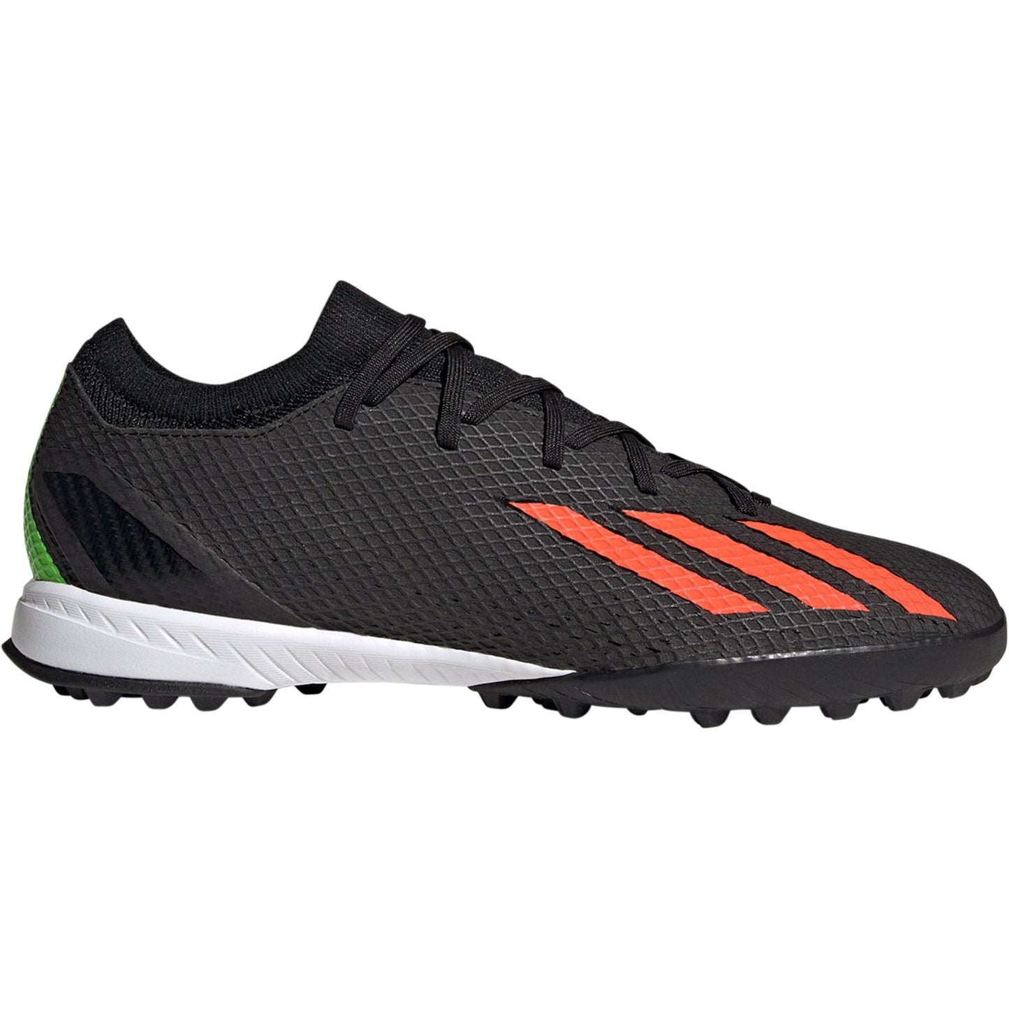 Adidas X Speedportal.3 TF Turf Soccer Cleat - Core Black/Solar Red/Solar Green