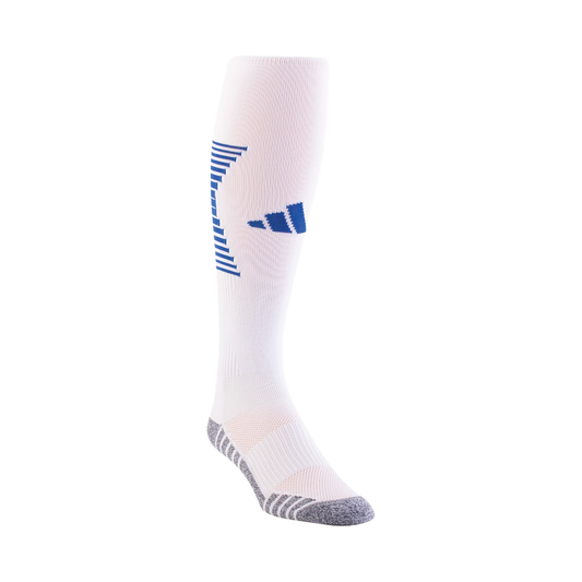 Adidas Team Speed IV Sock - White/Royal