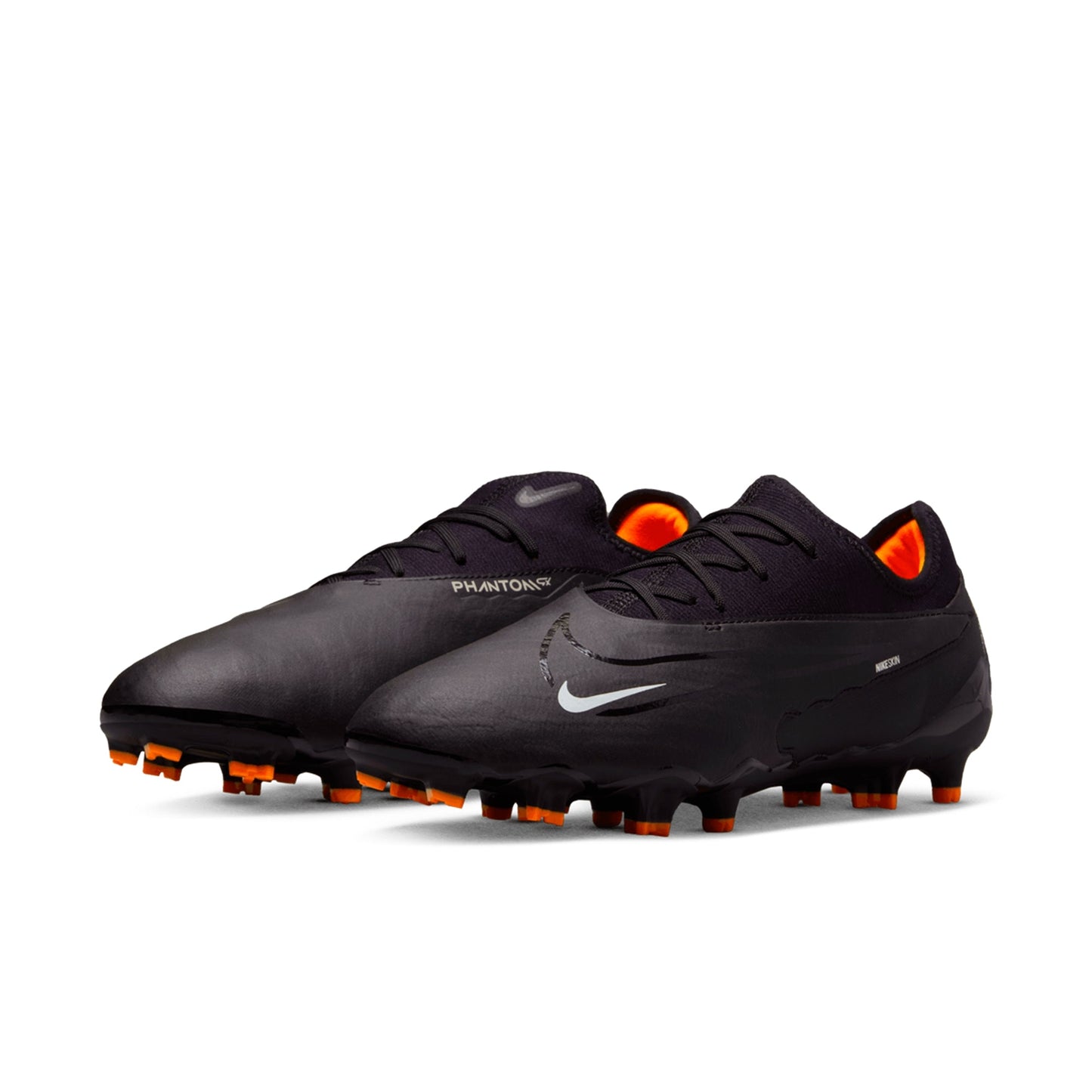 Nike Phantom GX Pro FG Firm Ground Soccer Cleat - Black/White/Gray/Orange