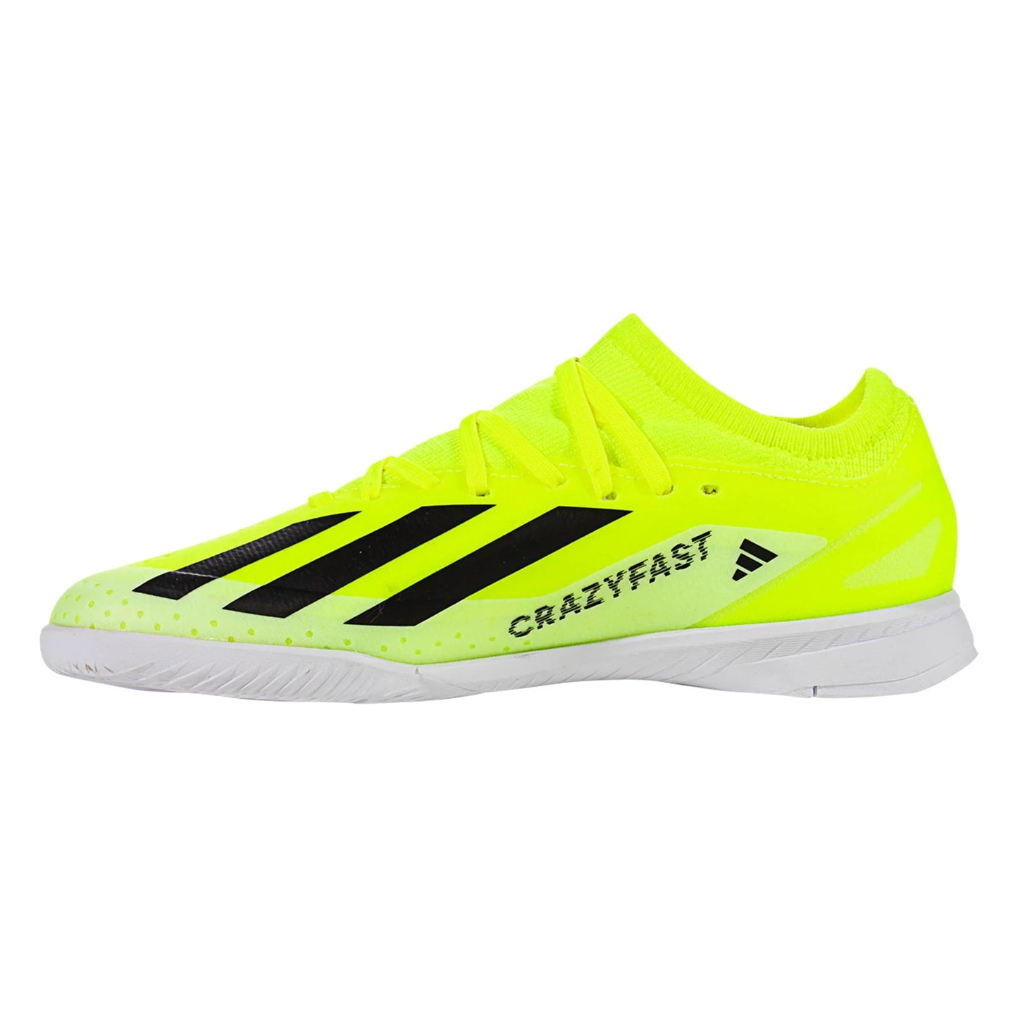 Adidas Junior X CrazyFast League IN Indoor Soccer Shoe - Solar Yellow/Core Black/White