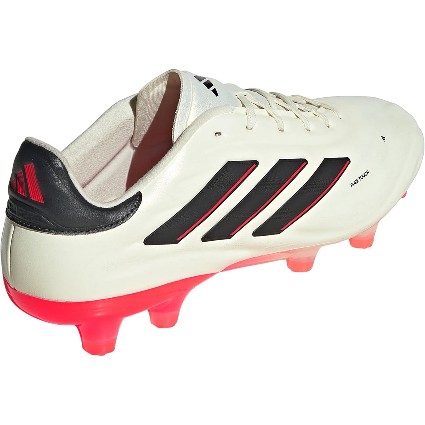 Adidas Copa Pure 2 Elite FG Firm Ground Soccer Cleat - Ivory/Core Black/Solar Red