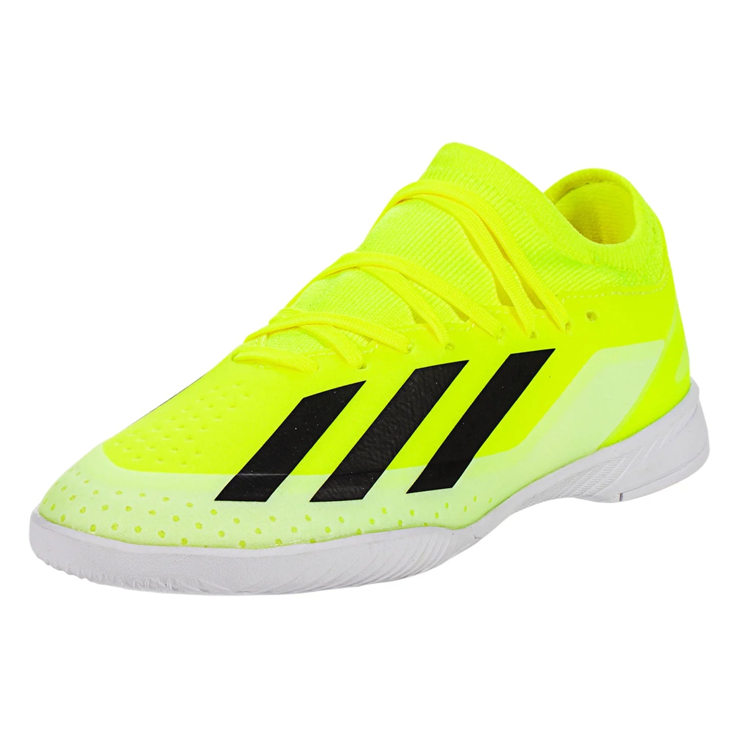 Adidas Junior X CrazyFast League IN Indoor Soccer Shoe - Solar Yellow/Core Black/White