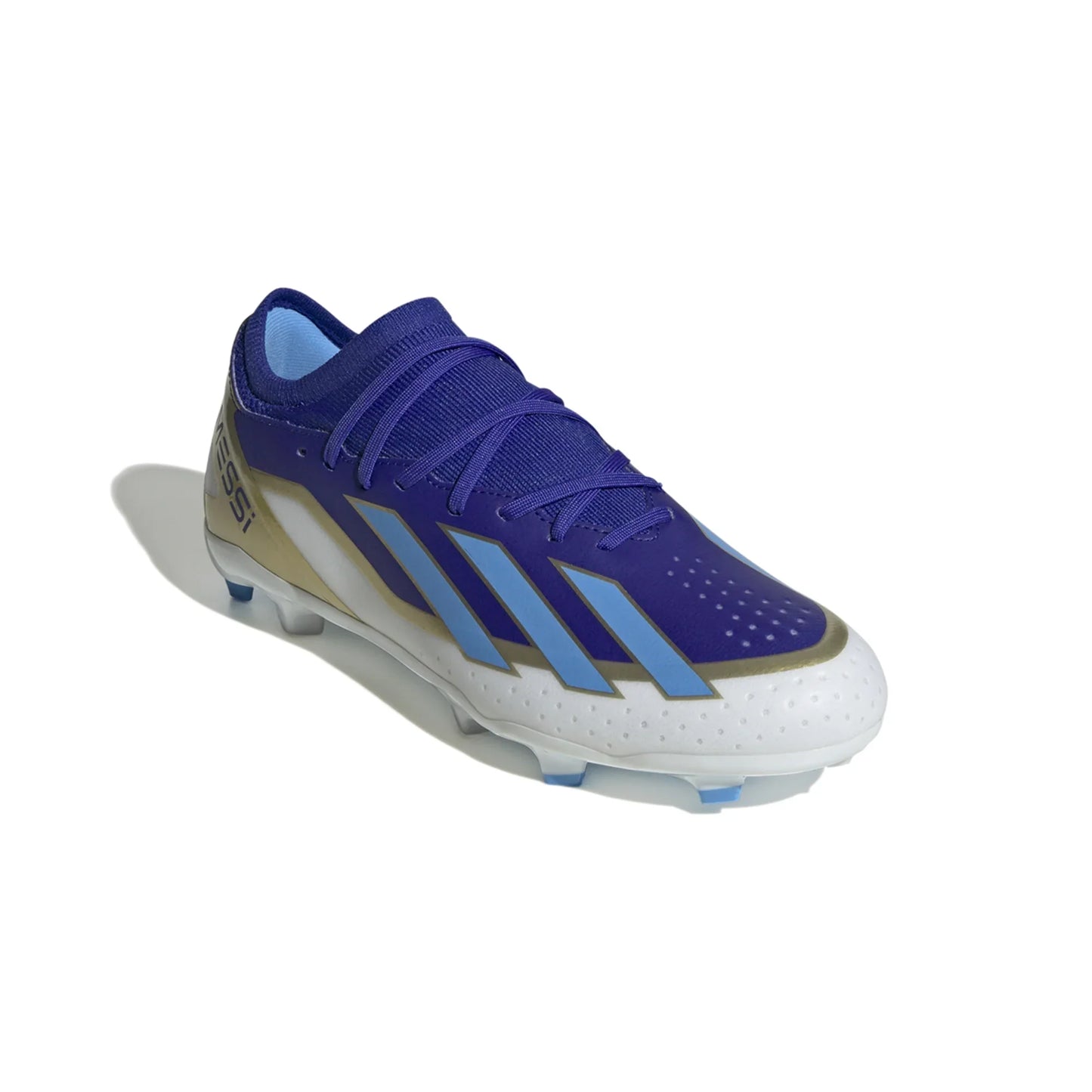 Adidas X CrazyFast League Messi FG Firm Ground Soccer Cleat - Lucid Blue/Blue Burst/White