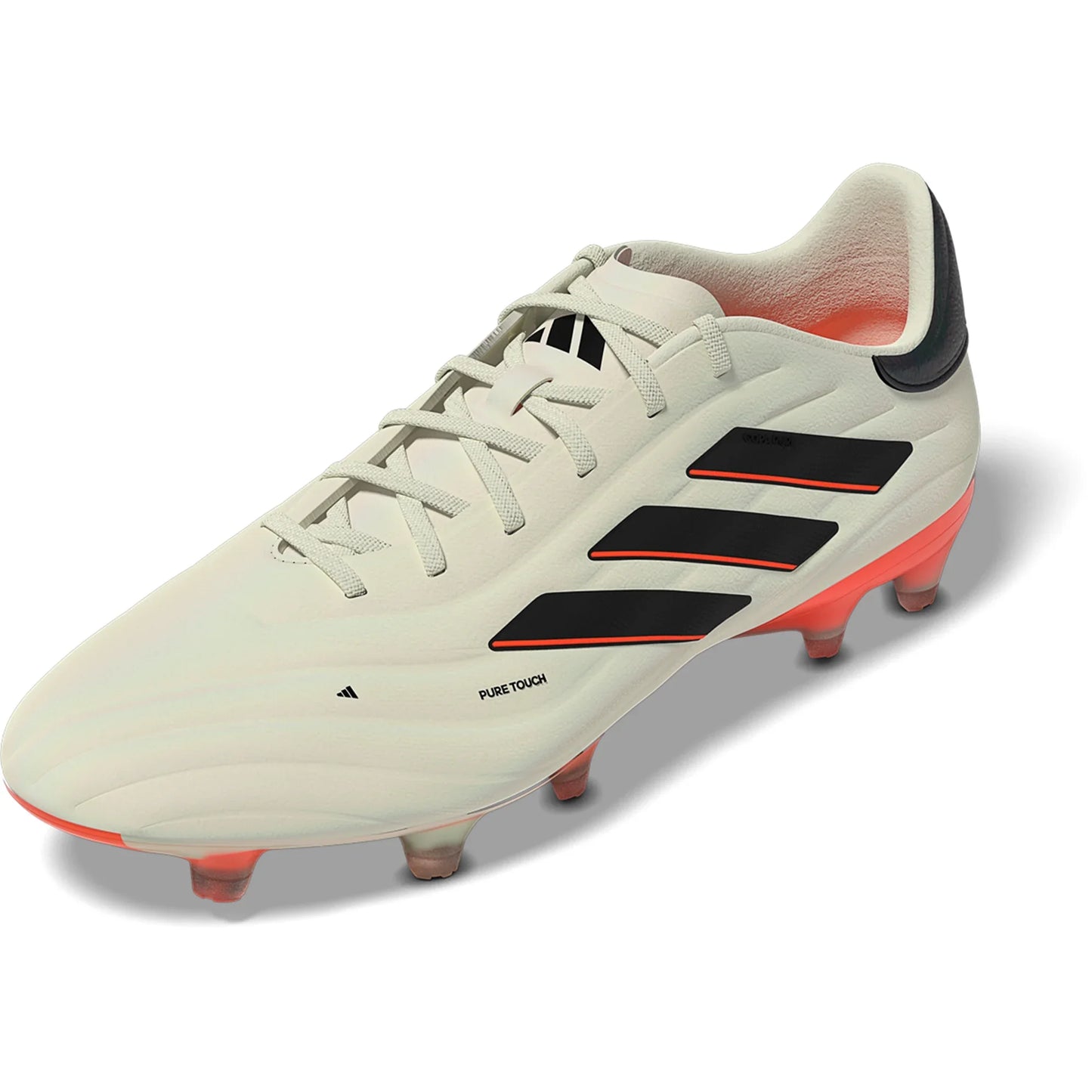 Adidas Copa Pure 2 Elite FG Firm Ground Soccer Cleat - Ivory/Core Black/Solar Red